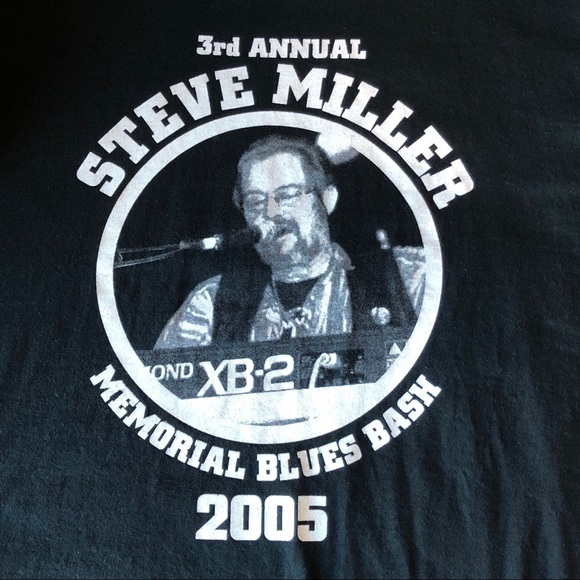 3rd Annual Steve Miller Memorial Blues Bash Black Size X-Large - Picture 3 of 6